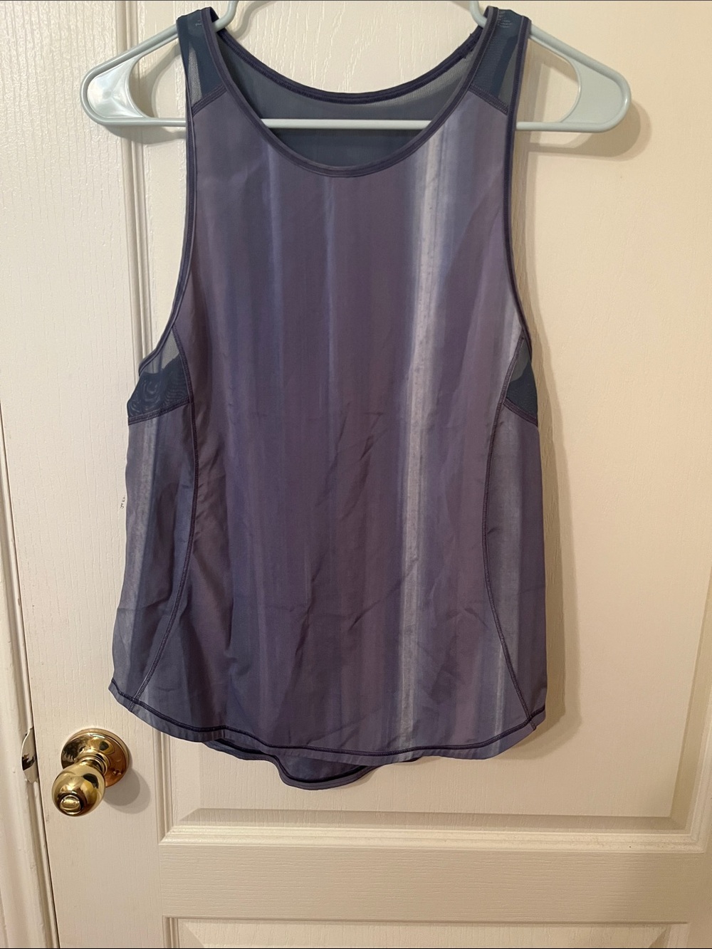 lululemon athletica Sheer Racerback Tank in Slate Purple